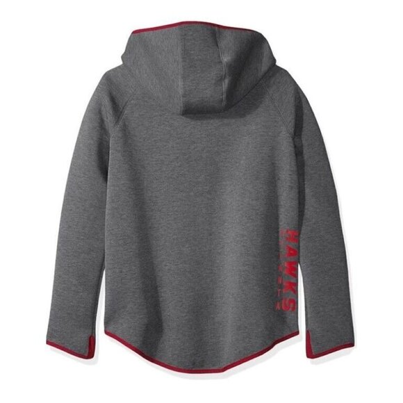 NBA Atlanta Hawks Womens Medium Drop Kick Jacket Touch by Alyssa Milano Grey - Picture 5 of 7